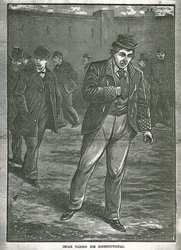 Oscar Wilde tomando su paseo