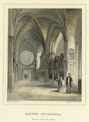 Catedral de Oxford, pasillo norte del coro