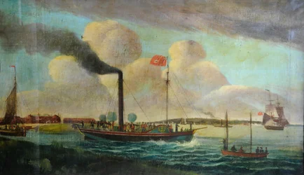 P.S. Royal Charter at Barton waterside, c.1850 (óleo sobre lienzo)