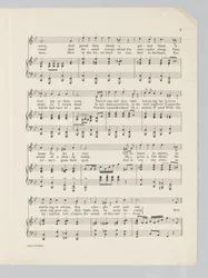 Página 3 de una partitura musical para la canción Just a Soldier