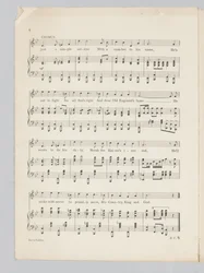 Página 4 de una partitura musical para la canción Just a Soldier