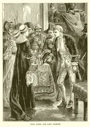 Paul Jones y Lady Selkirk