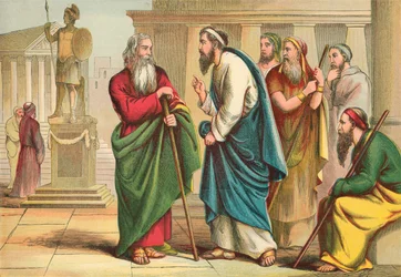 Pablo reprendiendo a Pedro