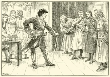 Pedro el Grande hace que los nobles se afeiten la barba