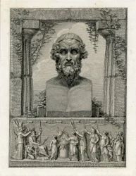 Píndaro, poeta lírico griego antiguo (c.522-c.433 a.C.)