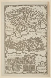 Plan of Queen Hith and Vintry Wards divided into Parishes from a New Survey". Plano de la ciudad de Londres realizado por Royce en el que se muestra Leadenhall Street y East India House