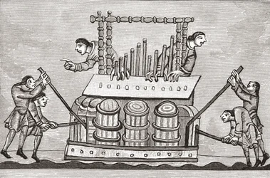 Tocando el Órgano 1130-74, de 