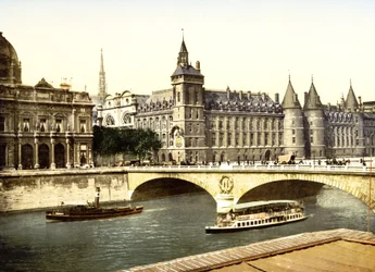 Pont au Change y Palais de Justice, París
