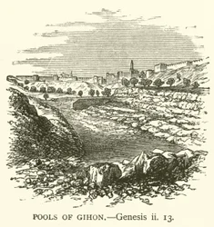 Estanques de Gihón, Génesis, ii