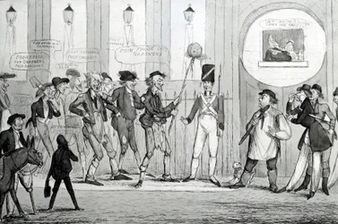 Jardineros pobres congelados, 1820