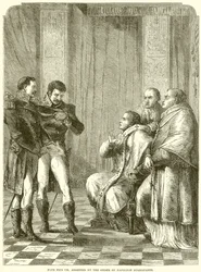 El Papa Pío VII arrestado por orden de Napoleón Bonaparte