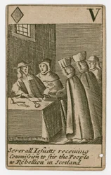 Carta de juego del Complot Papista