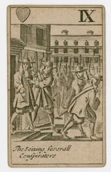 Carta de juego del Complot Papista