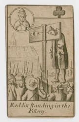 Carta de juego del Complot Papista