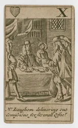 Carta de juego del Complot Papista