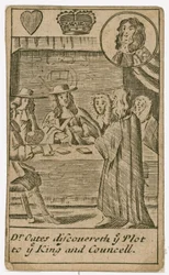Carta de juego del Complot Papista