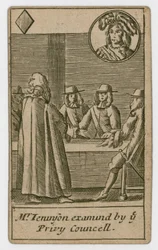Carta de juego del Complot Papista, 1679