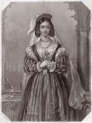 Portia (El Mercader de Venecia) Jessica Portia una rica heredera (El Mercader de Venecia) - en - “Galería de Mujeres de Shakespeare, colección de cuarenta y cinco retratos serios por artistas londinenses tempranos, enriquecidos con notas críticas y literar