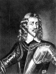 Retrato de Arthur Capel, Lord Capel de Hadham (c.1610-48) grabado por Richard Earlom (1743-1822) y Charles Turner (c.1773-1857)