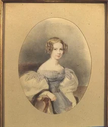 Retrato de la condesa Elizabeth von Sandizell, conocida como Lili, a los 18 años