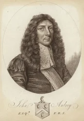 Retrato de John Aubrey