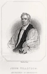 Retrato de John Tillotson, Arzobispo de Canterbury