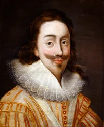 Retrato del rey Carlos I (óleo sobre lienzo)