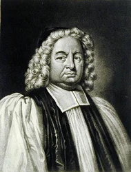 Retrato de Michael Boyle el Joven, Arzobispo de Armagh (c.1609-1702) grabado por Richard Earlom (1743-1822) y Charles Turner (c.1773-1857) de Personajes Ilustres en la Historia Británica (mezzotinta)