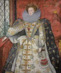 Retrato de la reina Isabel I (1533-1603), c.1585-90 (óleo sobre lienzo)