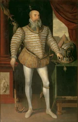 Retrato de Robert Dudley, Conde de Leicester (c.1532-88)