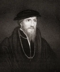 Retrato de Sir Anthony Denny (1501-49) de Lodges British Portraits, 1823
