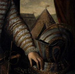 Retrato de Sir Robert Dudley, Conde de Leicester (detalle)