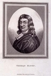 Retrato de Thomas Blood (c.1618-80), pub. por G. Smeeton