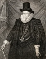 Retrato de Thomas Cecil, primer conde de Exeter, de Retratos Británicos de Lodge, 1823