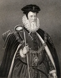 Retrato de William Cecil (1520-98) Lord Burghley, de 