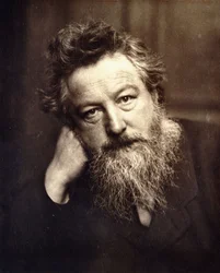 Retrato de William Morris, 1886