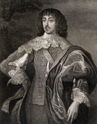 Retrato de William Villiers (1613-43) Vizconde Grandison, de Lodges British Portraits, 1823