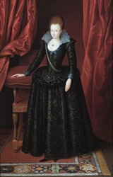 Retrato de una dama, llamada Lady Arabella Stuart