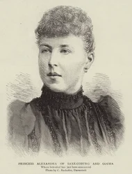 Princesa Alexandra de Sajonia-Coburgo y Gotha