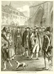 Procesión del Tercer Estado, en París, 1789