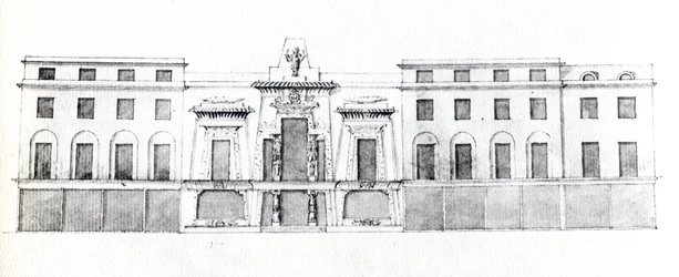 Propuesta para el Salón Egipcio, Picadilly, 1810