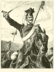 Uhlan prusiano, julio 1870