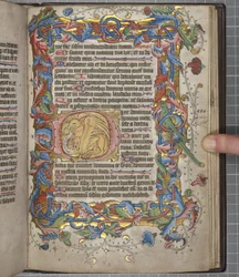 Salterio con calendario de uso Sarum, Fol 82 recto, c.1425-75