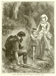 Reina Margarita y el ladrón de Hexham, 1460
