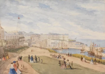 Ramsgate, West Cliff, 1857