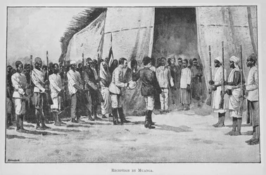 Recepción por Muanga, de 