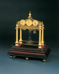 Regulador de mesa Regency, atribuido a John Moxon o Sir William Congreve, c.1820