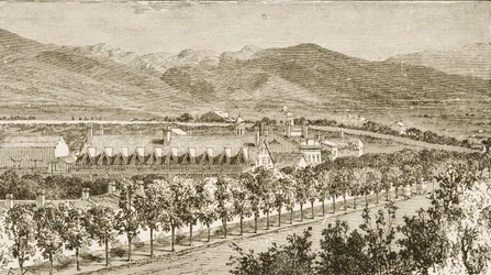 Residencia de Brigham Young (1801-77) segundo presidente de la Iglesia Mormona, Salt Lake City, Utah, de 