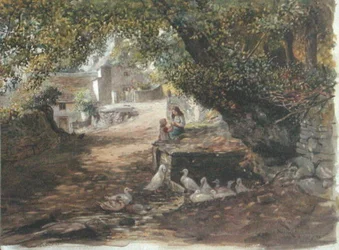 Descansando a la sombra, c. 1880