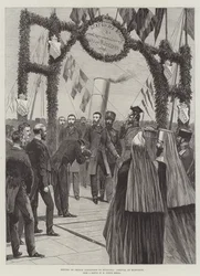 Regreso del Príncipe Alejandro a Bulgaria, Llegada a Rustchuk